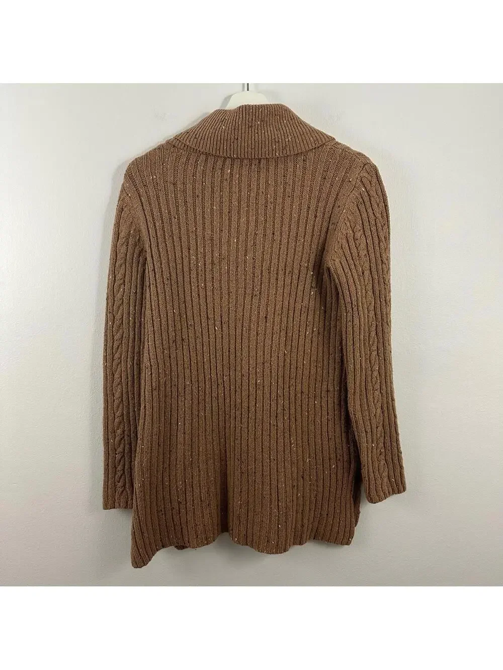 J.Jill Pullover Cable Knit Brown Sweater Women's Size XS